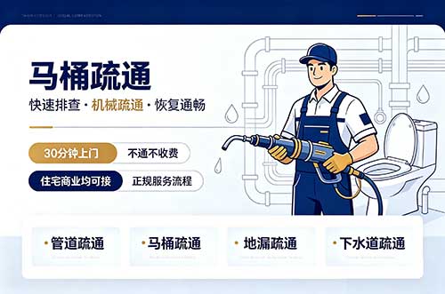 三门峡马桶疏通
