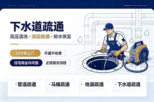 三门峡下水道疏通